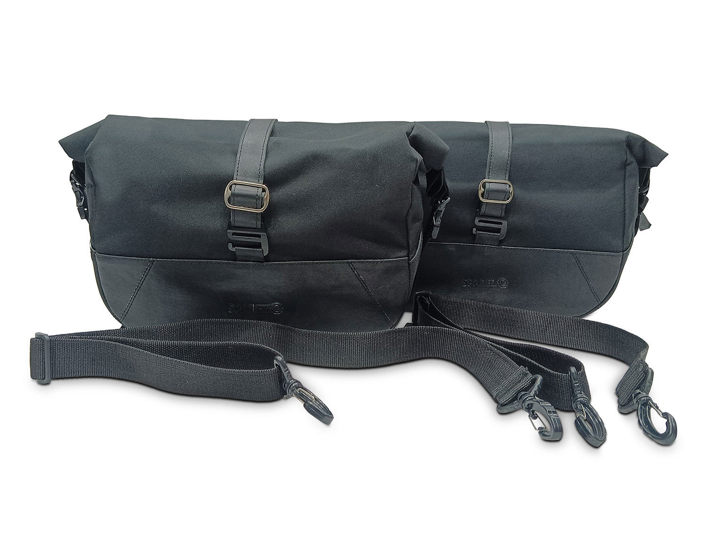 For Royal Enfield Super Meteor 650 Pannier Rails & Soft Pannier Bags D1