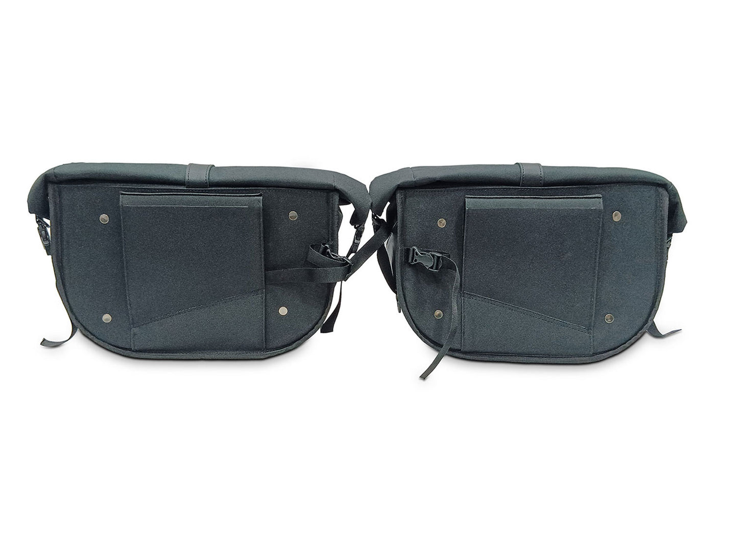 For Royal Enfield Super Meteor 650 Pannier Rails & Soft Pannier Bags D1