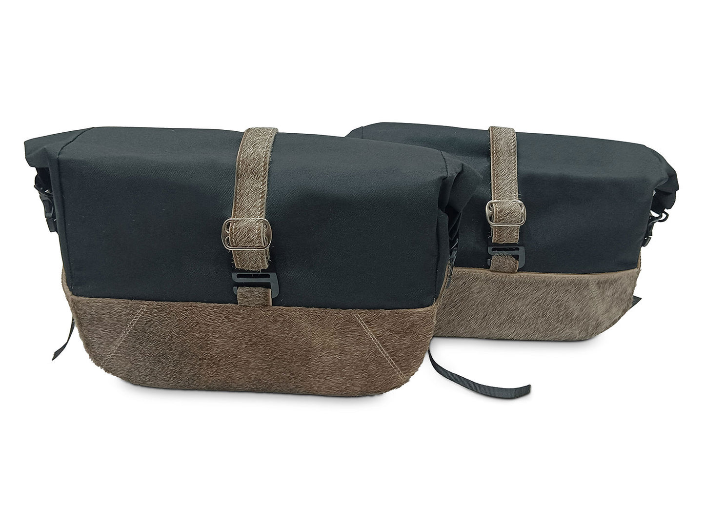 For Royal Enfield Super Meteor 650 Pannier Rails & Soft Pannier Bags D3