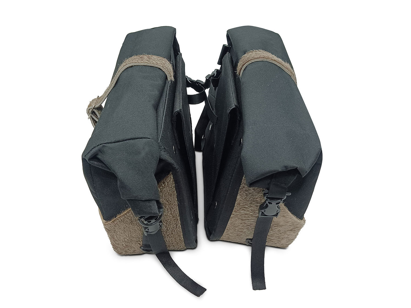 For Royal Enfield Super Meteor 650 Pannier Rails & Soft Pannier Bags D3