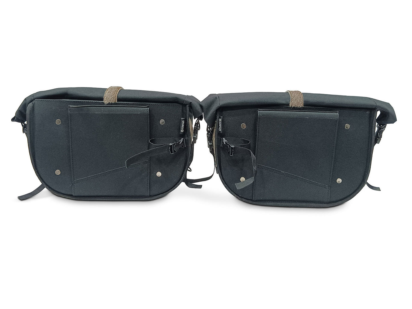 For Royal Enfield Super Meteor 650 Pannier Rails & Soft Pannier Bags D3