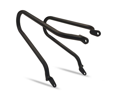 For Royal Enfield Classic 650 Pannier Rails & Soft Pannier Bags Black D1
