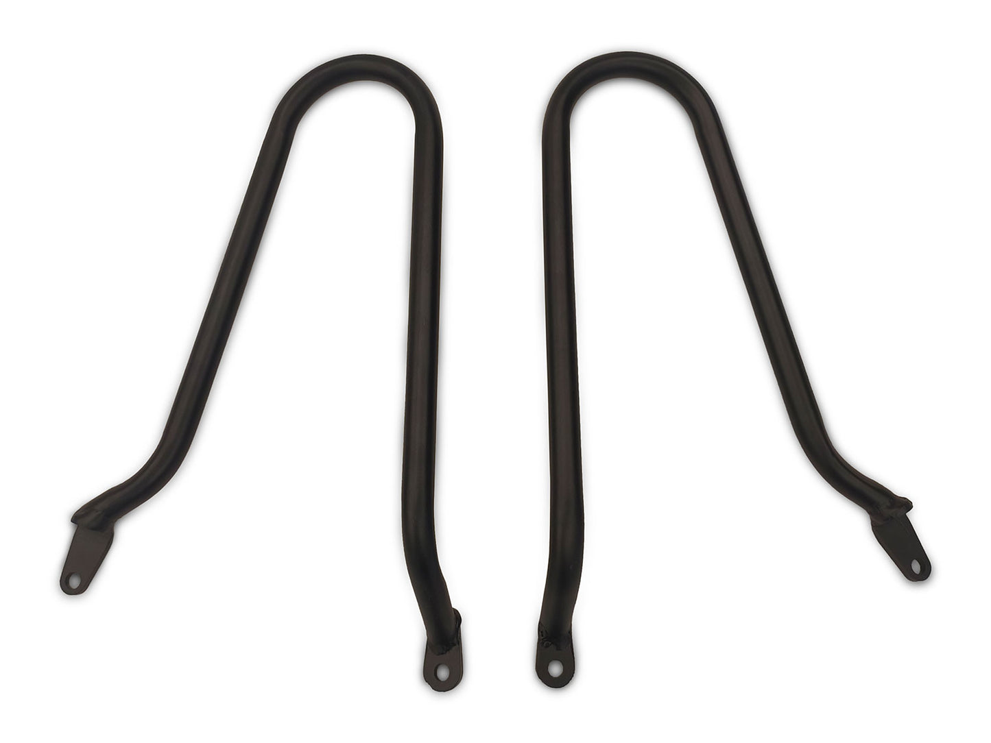 For Royal Enfield Classic 650 Pannier Rails & Soft Pannier Bags Black & Brown D2
