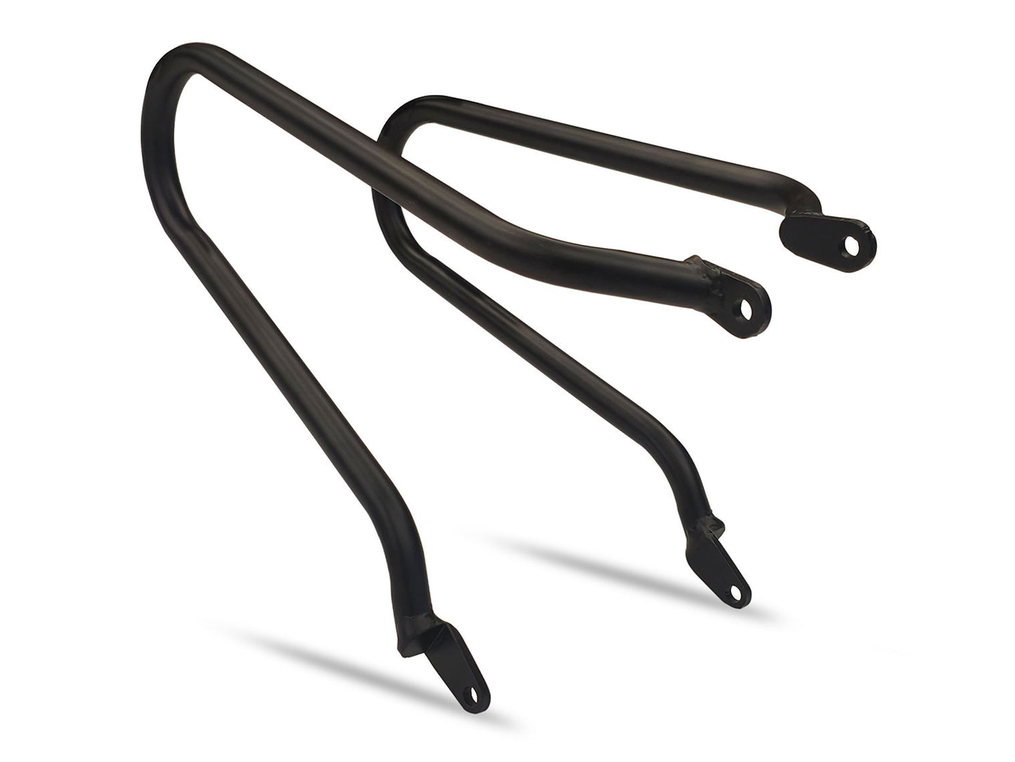 For Royal Enfield Classic 650 Pannier Rails & Soft Pannier Bags Cream Brown D3