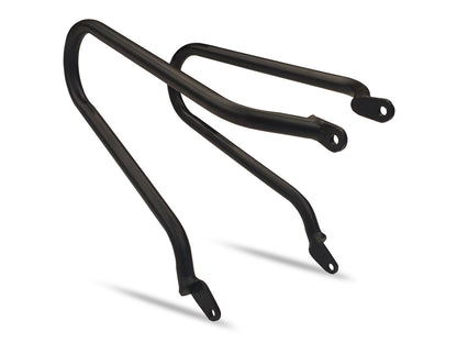 For Royal Enfield Classic 650 Pannier Rails & Soft Pannier Bags Cream Brown D3