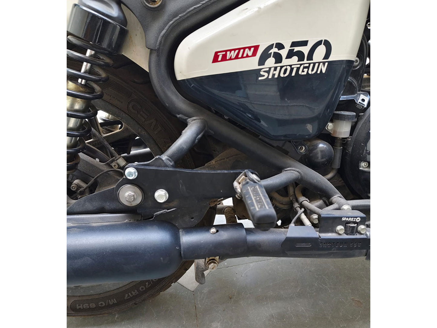 For Royal Enfield Shotgun 650 Pillion Footrest Relocator Bracket