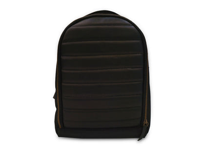 For Royal Enfield Super Meteor 650 Leather & Canvas Tank Bag Black Color