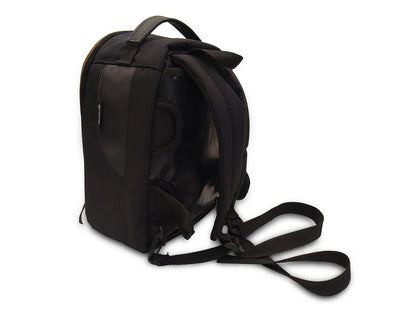 For Royal Enfield Super Meteor 650 Leather & Canvas Tank Bag Black Color