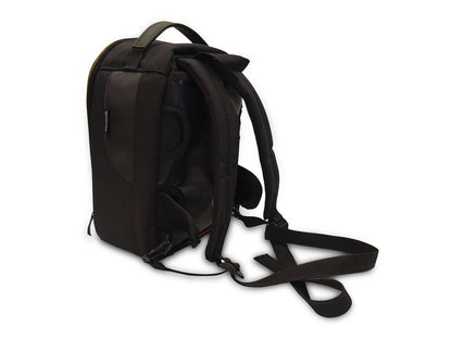 For Royal Enfield Super Meteor 650 Leather & Canvas Tank Bag Black Color
