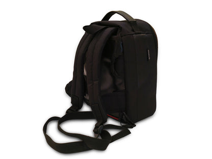 For Royal Enfield Super Meteor 650 Leather & Canvas Tank Bag Black Color