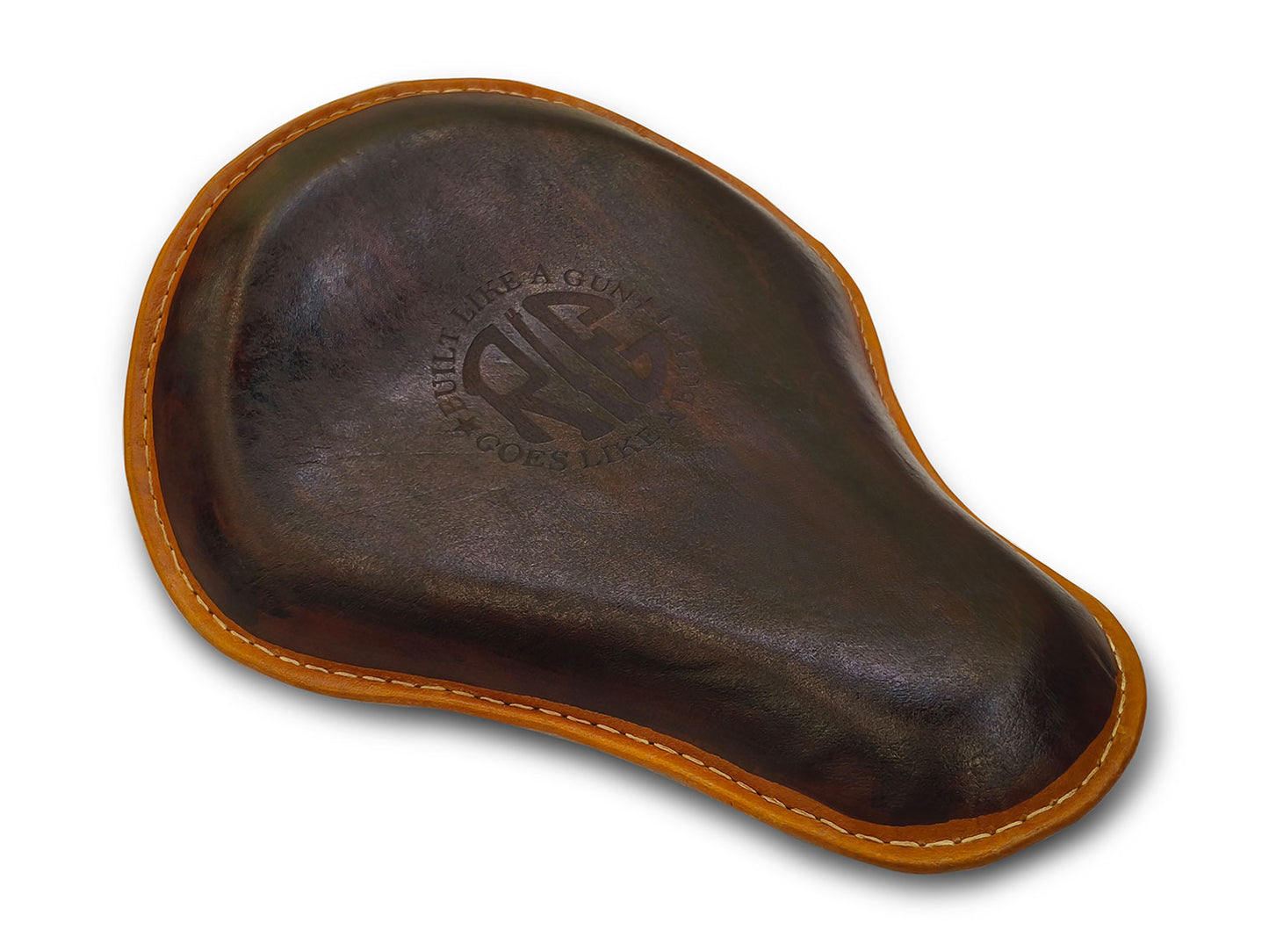 For Royal Enfield Classic 650 Front Rider Solo Seat Antique Brown