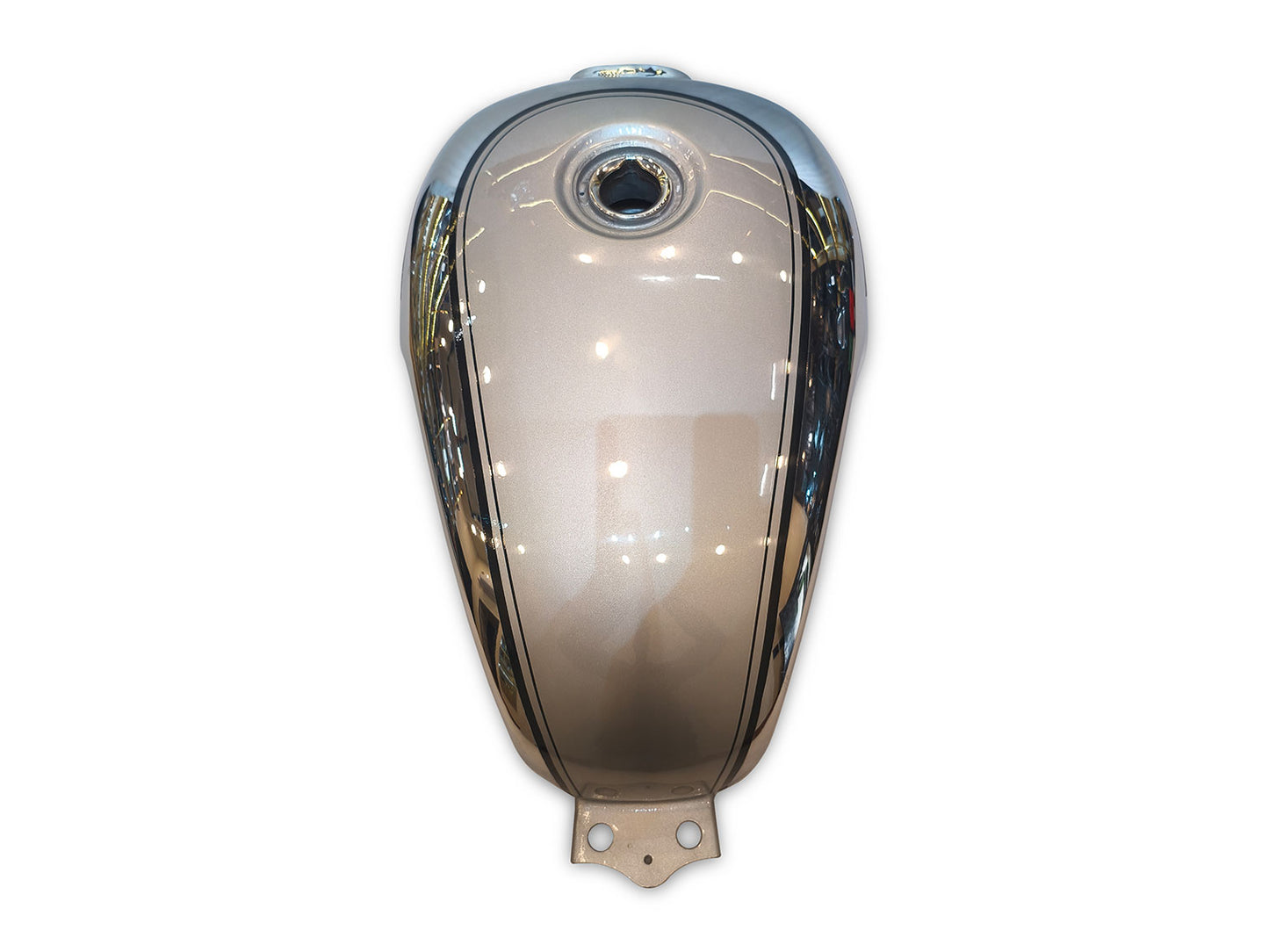 For Royal Enfield Interceptor 650 Fuel Gas Petrol Tank Chrome