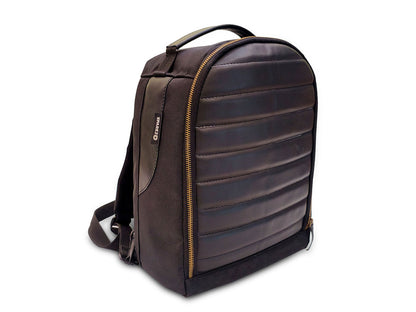 For Royal Enfield Bear 650 Leather & Canvas Tank Bag Black Color