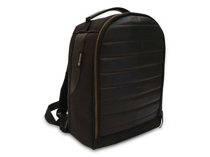 For Royal Enfield Bear 650 Leather & Canvas Tank Bag Black Color