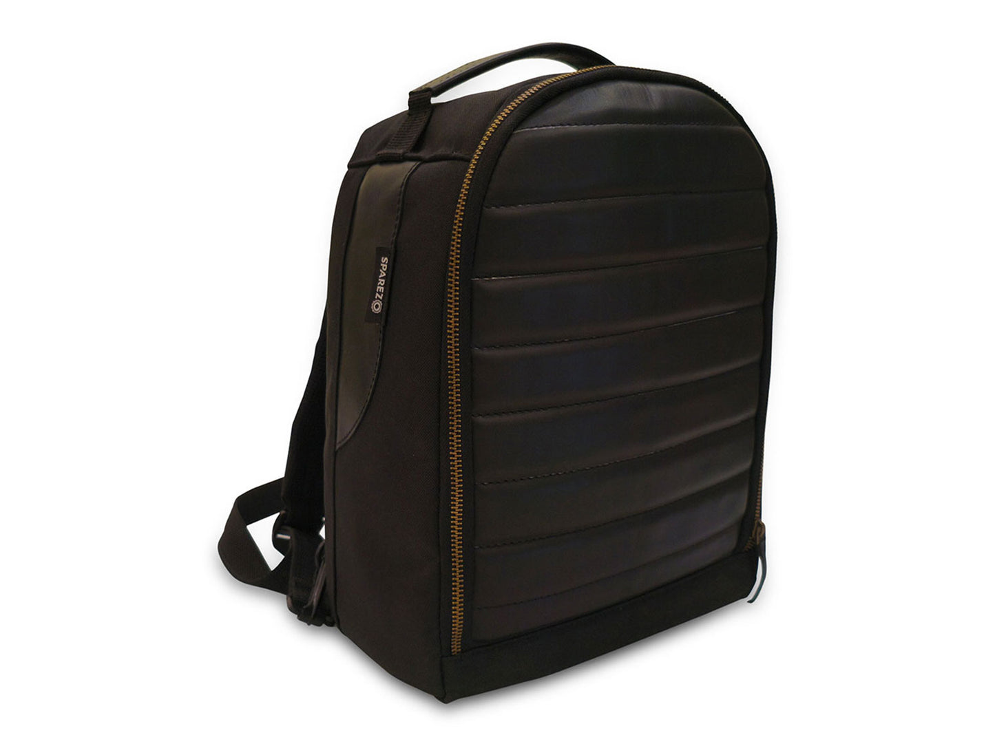 For Royal Enfield Classic 650 Leather & Canvas Tank Bag Black Color