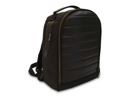 For Royal Enfield Classic 650 Leather & Canvas Tank Bag Black Color