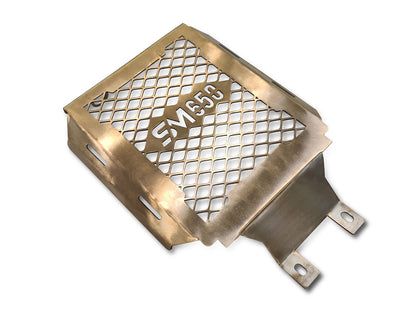 For Royal Enfield Super Meteor 650 Radiator Guard Grill Silver