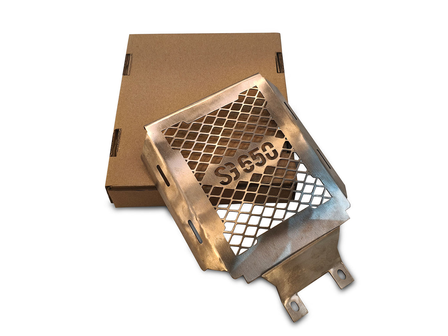For Royal Enfield Shotgun 650 Radiator Guard Grill Silver