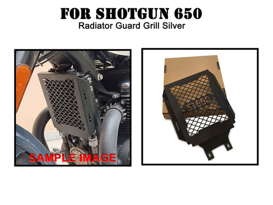 For Royal Enfield Shotgun 650 Radiator Guard Grill Black