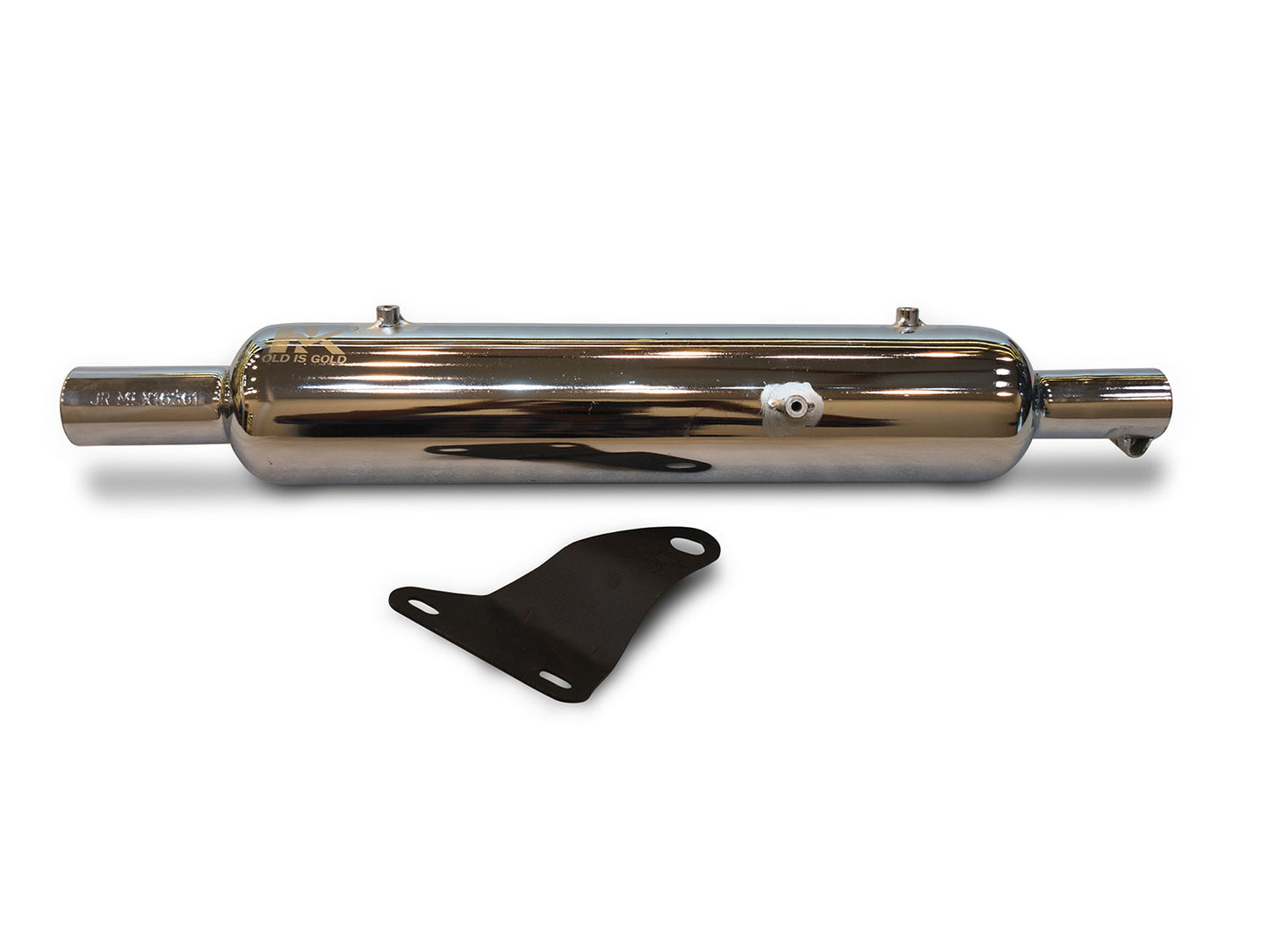 For Royal Enfield Meteor 350 Moderate Exhaust Silencer Chrome