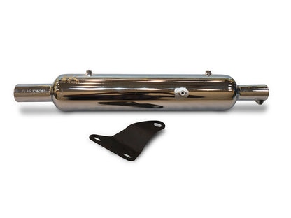 For Royal Enfield Meteor 350 Moderate Exhaust Silencer Chrome