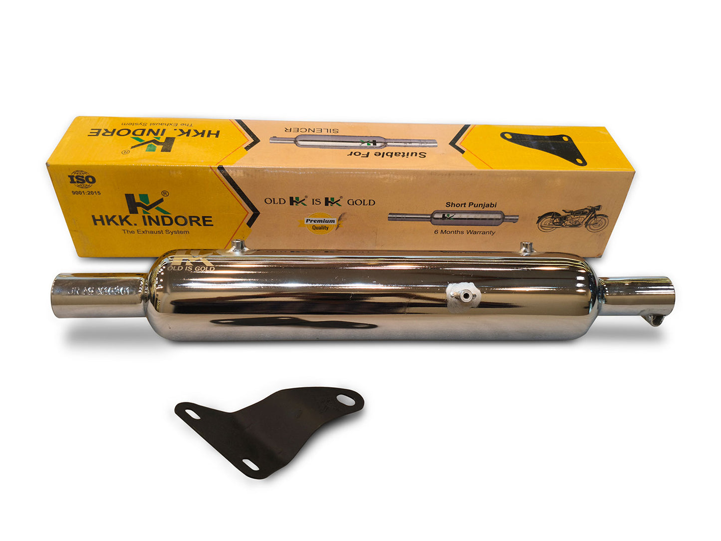 For Royal Enfield Goan Classic 350 Moderate Exhaust Silencer Chrome