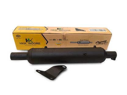 For Royal Enfield Classic Reborn 350 Moderate Exhaust Silencer Black