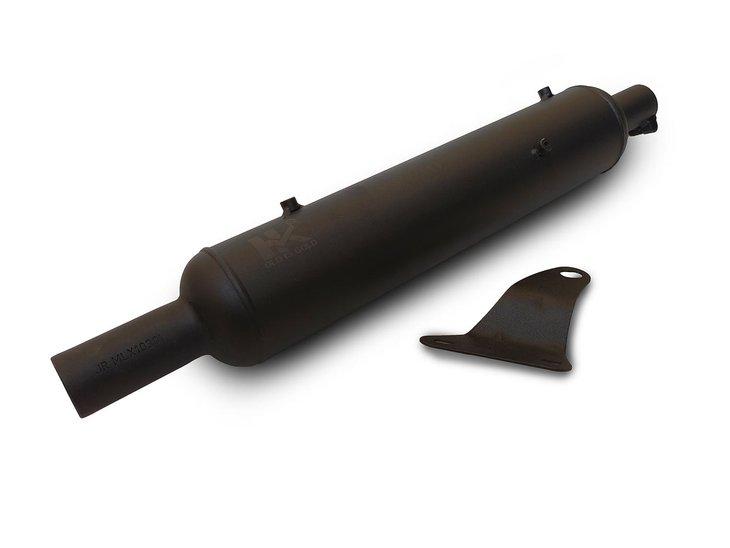 For Royal Enfield New Bullet 350 Moderate Exhaust Silencer Black
