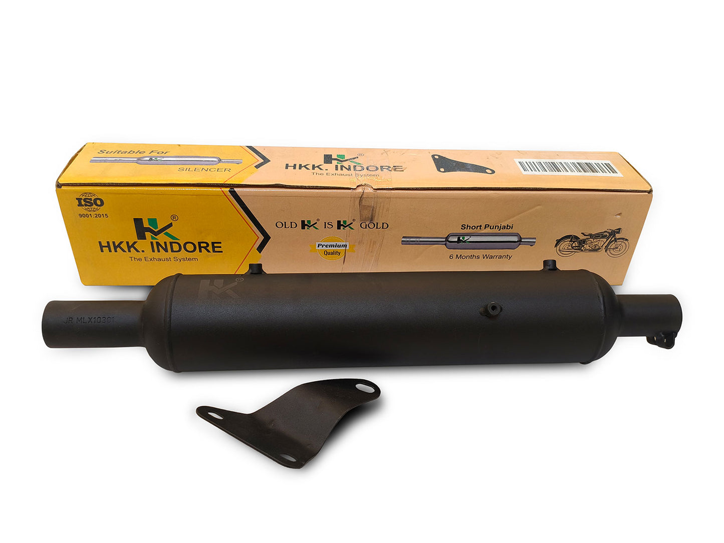 For Royal Enfield Goan Classic 350 Moderate Exhaust Silencer Black