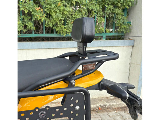 For Royal Enfield Guerrilla 450 Luggage Rack With Backrest Black