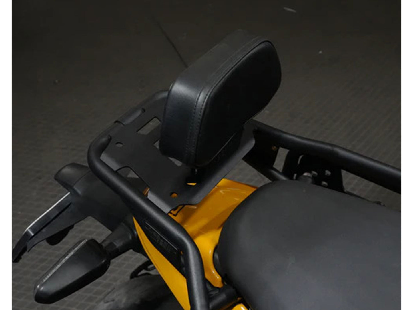 For Royal Enfield Guerrilla 450 Luggage Rack With Backrest Black