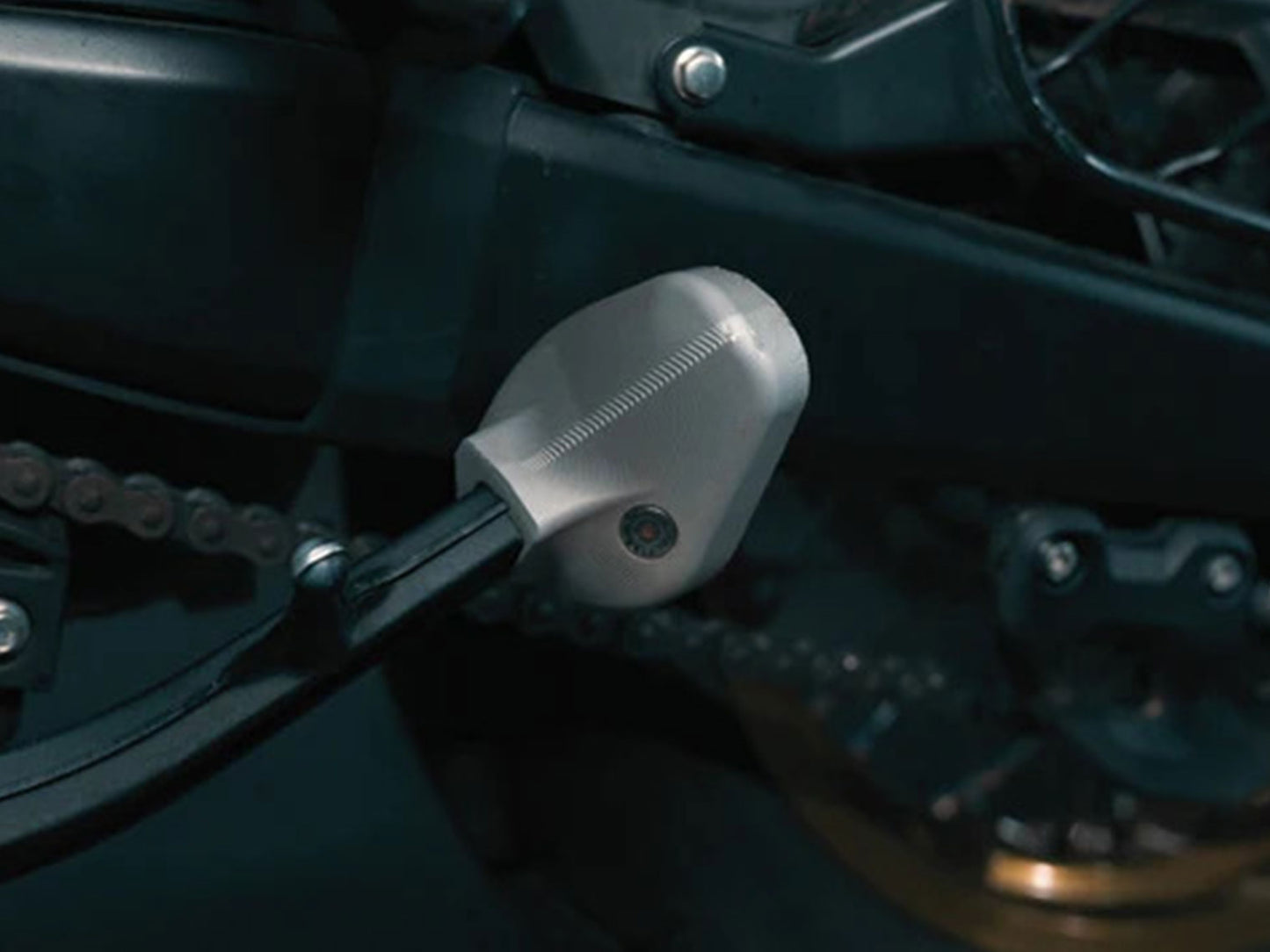For Royal Enfield New Himalayan 450 Side Stand Base Extender Boot Black