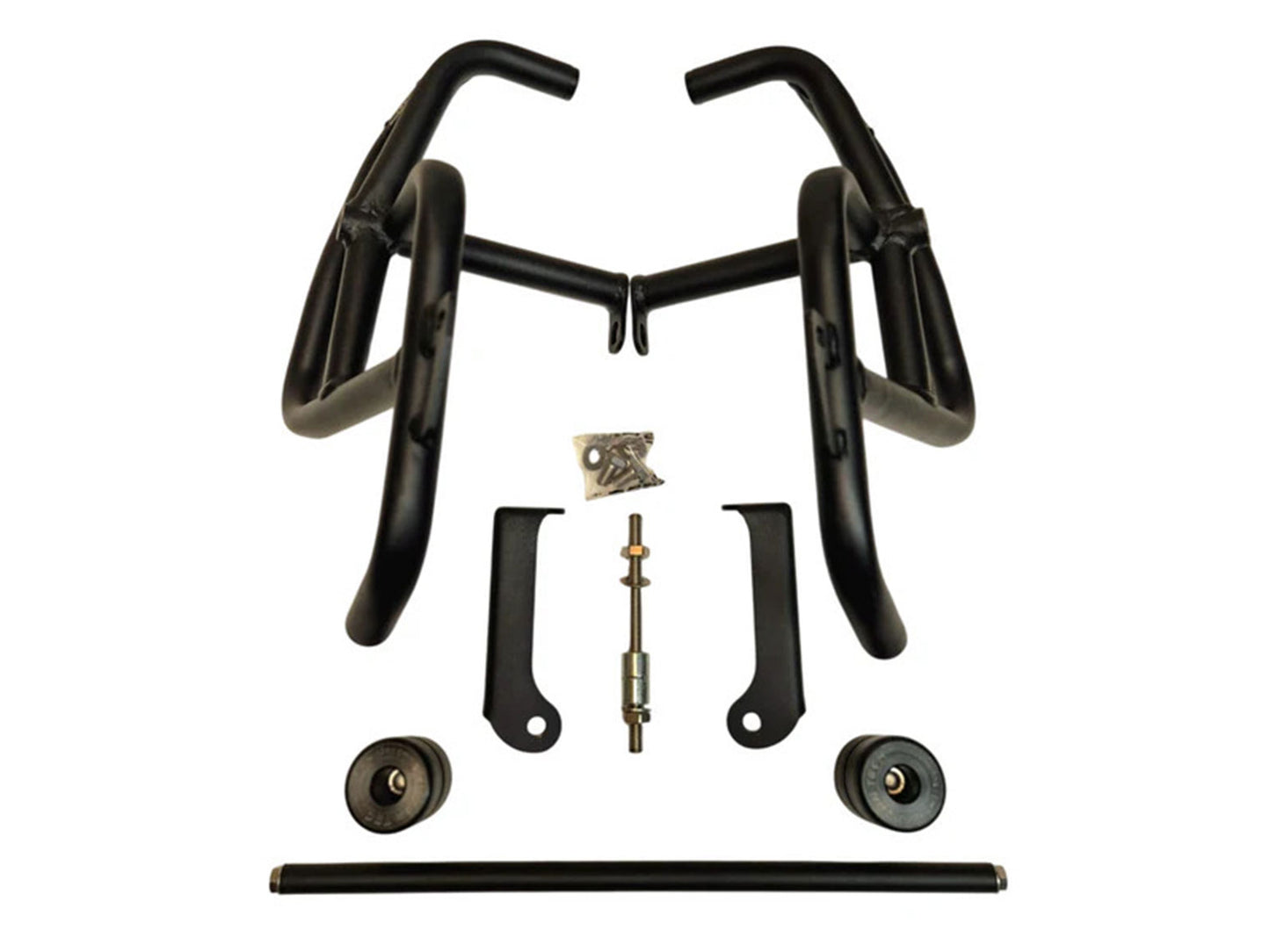 For Royal Enfield Interceptor 650 Crash Guard With Sliders Black
