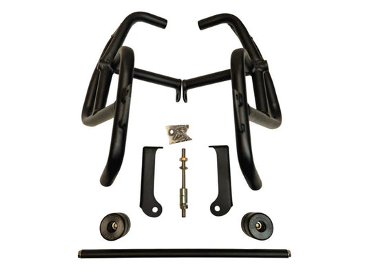 For Royal Enfield Interceptor 650 Crash Guard With Sliders Black