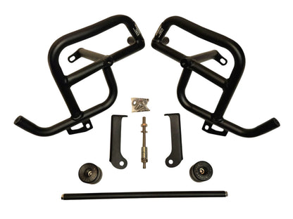 For Royal Enfield Interceptor 650 Crash Guard With Sliders Black