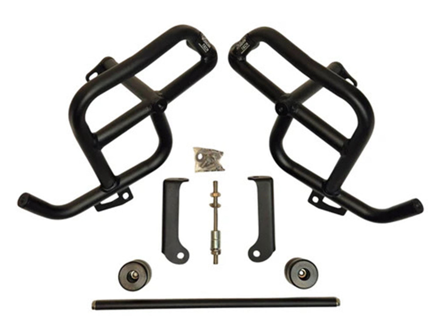 For Royal Enfield Interceptor 650 Crash Guard With Sliders Black