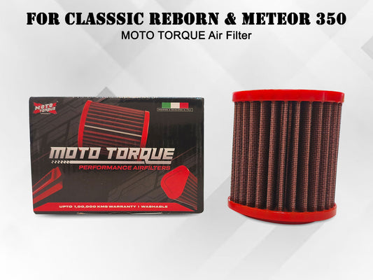 For Royal Enfield Classic Reborn & Meteor 350 MOTO TORQUE Air Filter