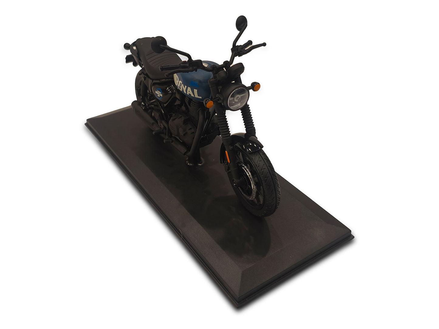 Genuine Royal Enfield Hunter 350 1:12 Scale Model Rebel Blue