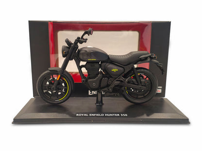 Genuine Royal Enfield Hunter 350 1:12 Scale Model Graphite Grey