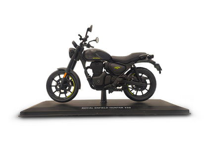 Genuine Royal Enfield Hunter 350 1:12 Scale Model Graphite Grey