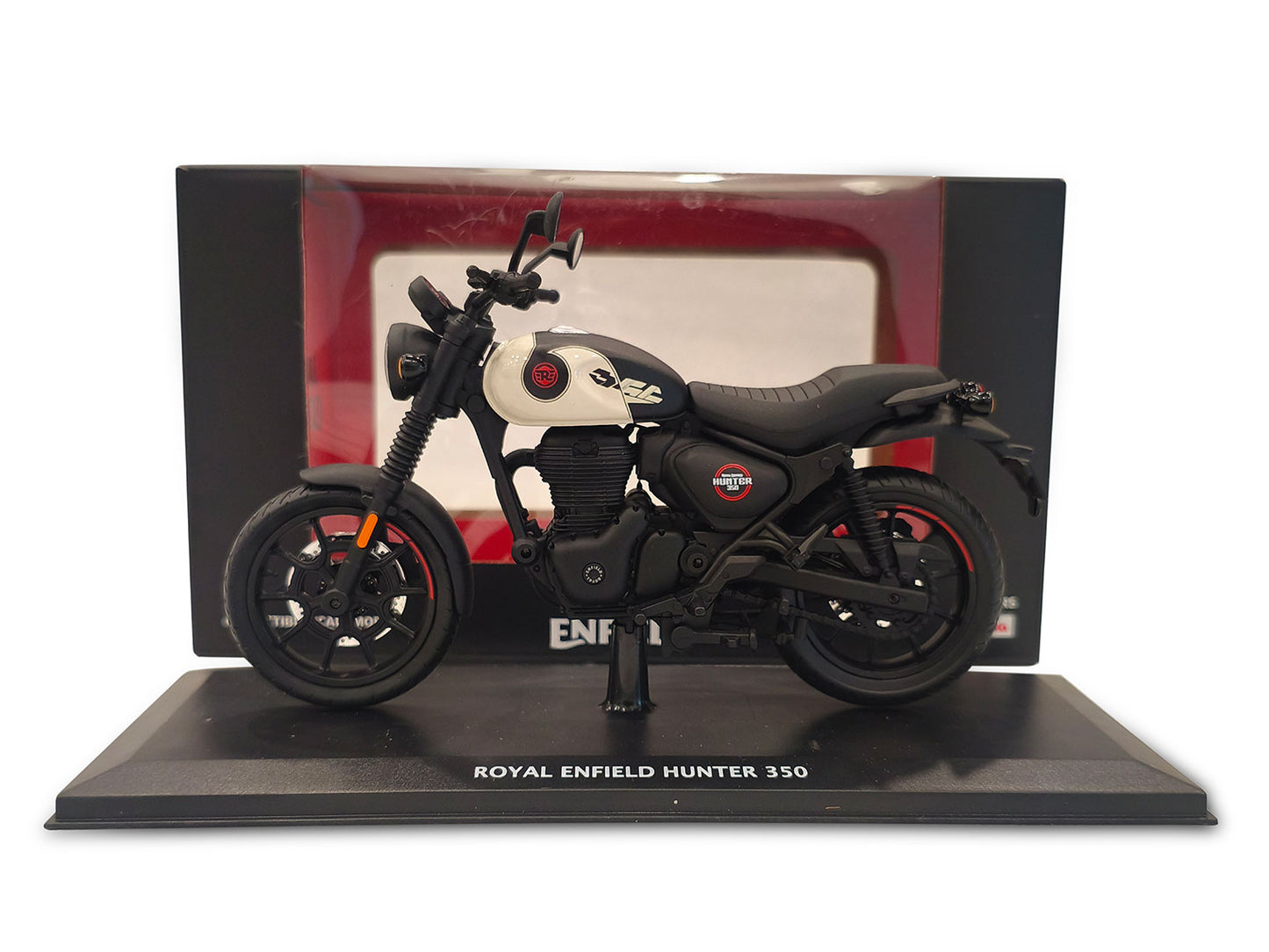 Genuine Royal Enfield Hunter 350 1:12 Scale Model Tokyo Black
