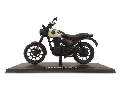 Genuine Royal Enfield Hunter 350 1:12 Scale Model Tokyo Black