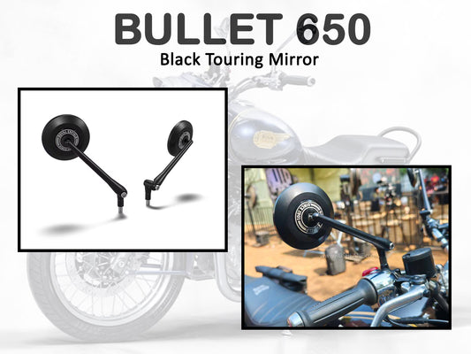 Genuine Royal Enfield Bullet 650 Touring Mirror Black KXA00435