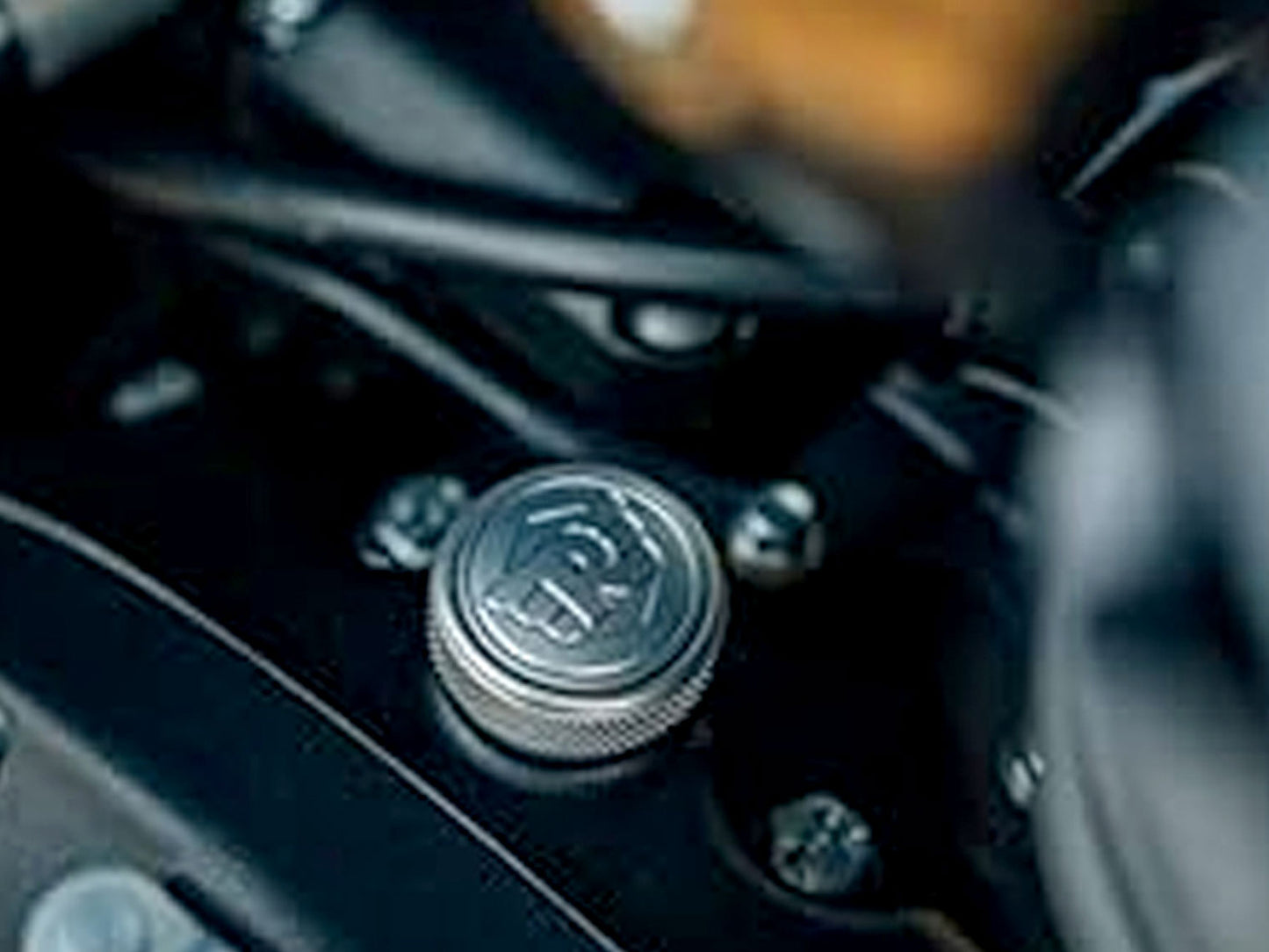 Genuine Royal Enfield Bullet 650 Oil Filler Cap Silver 1990236