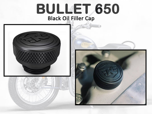 Genuine Royal Enfield Bullet 650 Oil Filler Cap Black 1990218