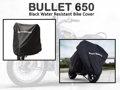 Genuine Royal Enfield Bullet 650 Black Water Resistant Bike Cover 1990642