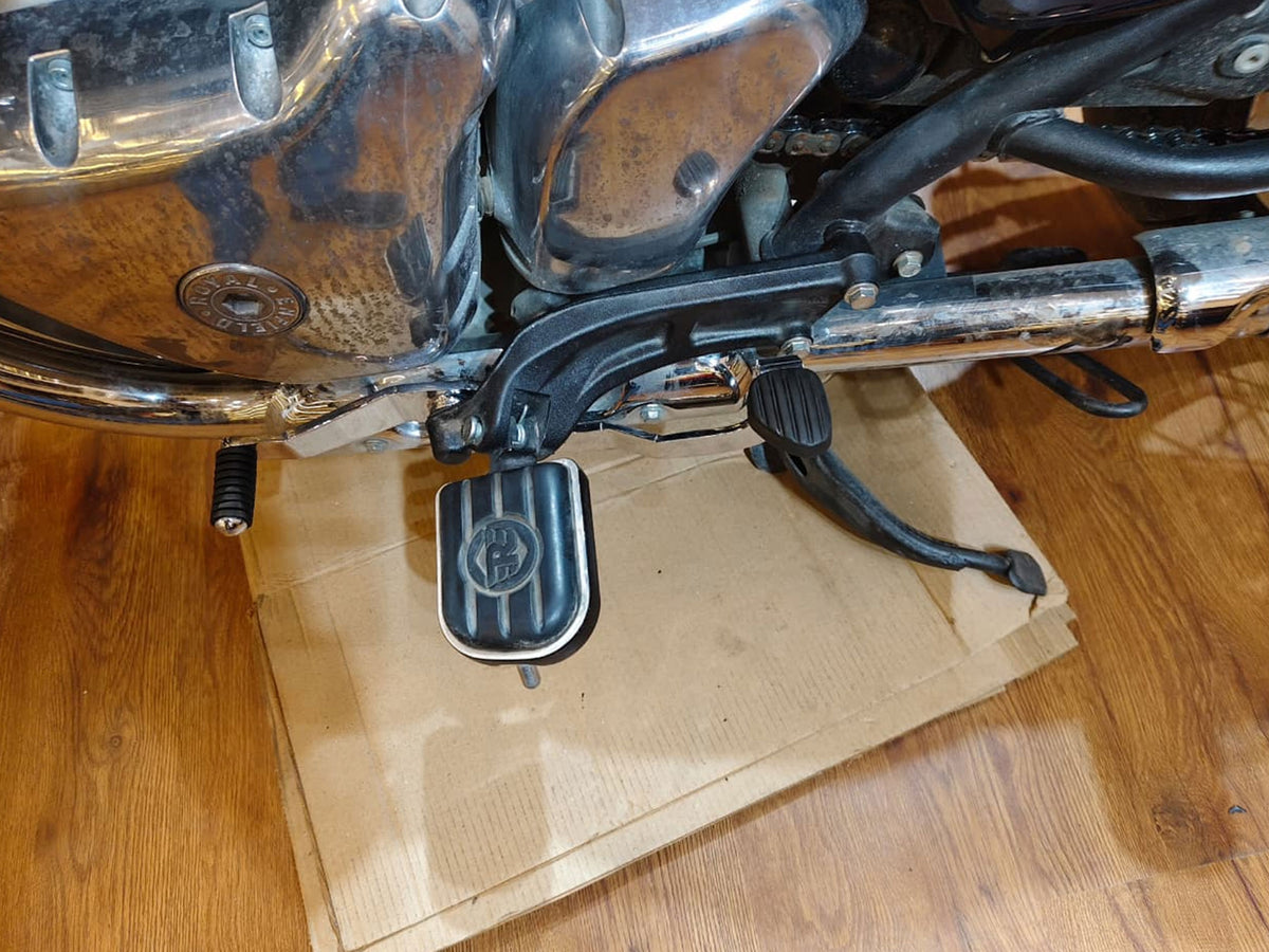 For Royal Enfield Bullet 650 Gear Shifter Lever With Rubber Chrome
