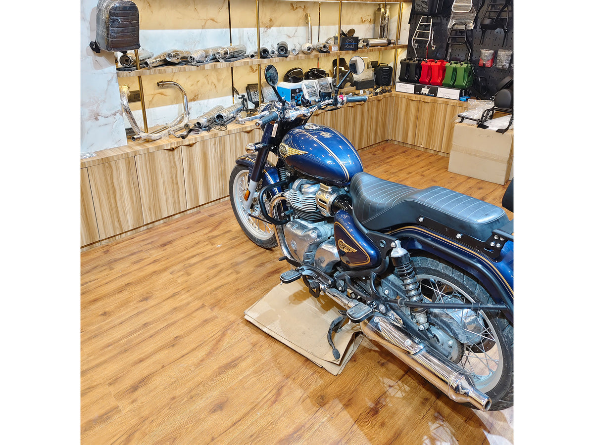 For Royal Enfield Bullet 650 Compact Engine Guard Black
