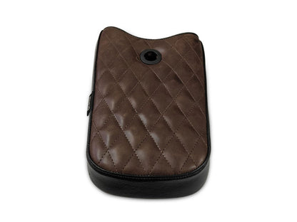 For Royal Enfield Shotgun 650 Genuine Leather Front & Rear Seat Black & Brown