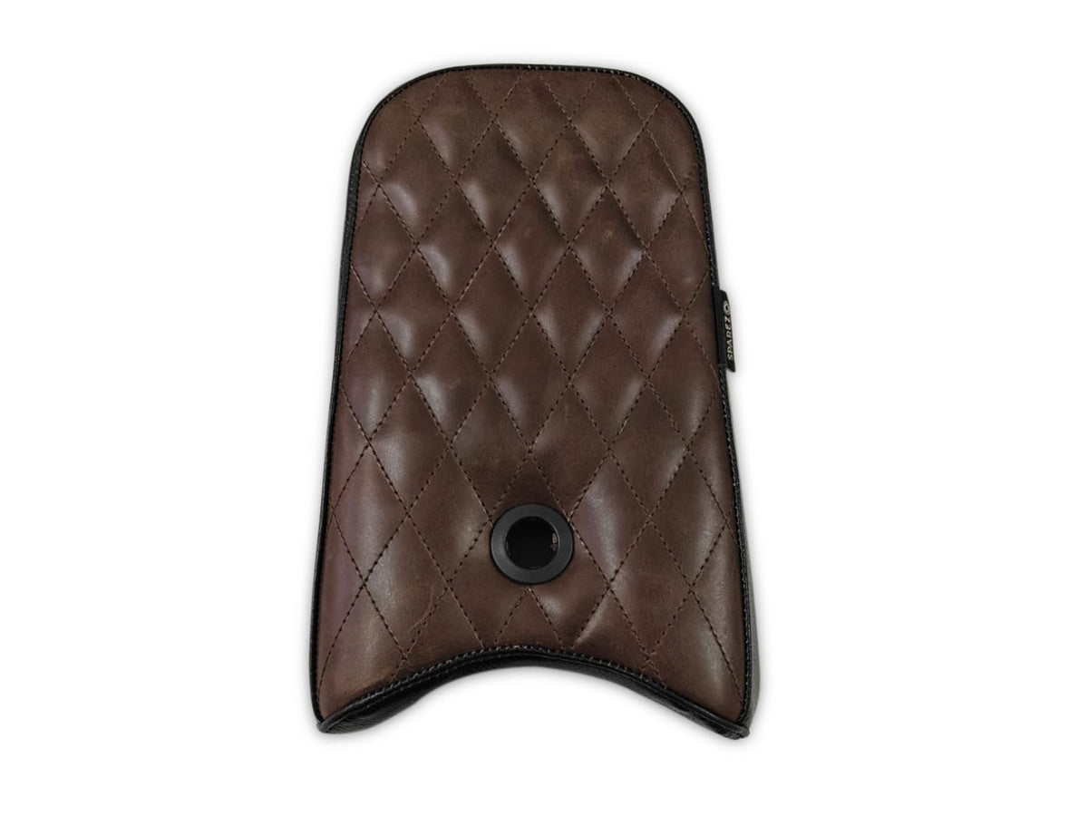 For Royal Enfield Shotgun 650 Genuine Leather Front & Rear Seat Black & Brown